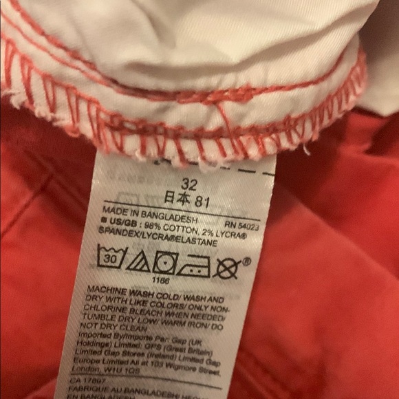 Men's Red Shorts - Picture 5 of 6